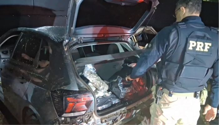 Mulher é presa pela PRF com cerca de 31 quilos de capulho